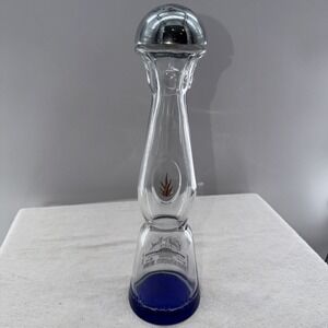 Clase Azul Plata Bottle 750ml Clear Glass Tequila Bottles Empty Mexico Decor HTF